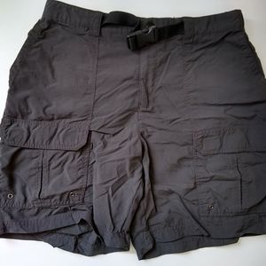Croft & Barrow Nylon Cargo Shorts, Size 32